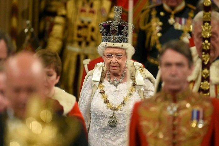 Britain's State Opening of Parliament involves Queen Elizabeth II reading out the government's policy plans from a calfskin parchment in an annual tradition dating back to the Middle Ages