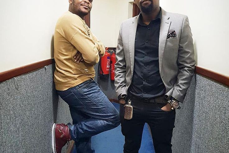 Milele FM’s Jalang’o and Alex Mwakideu