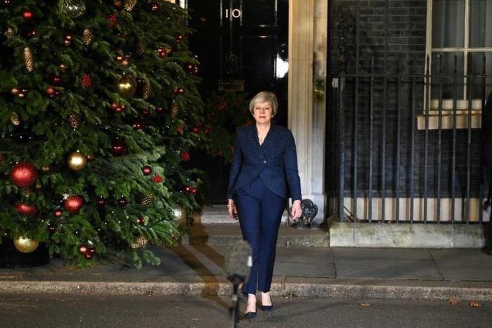 Britain's Prime Minister Theresa May is visiting Brussels for the second time in three days