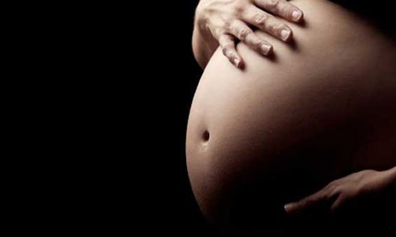 A pregnant woman