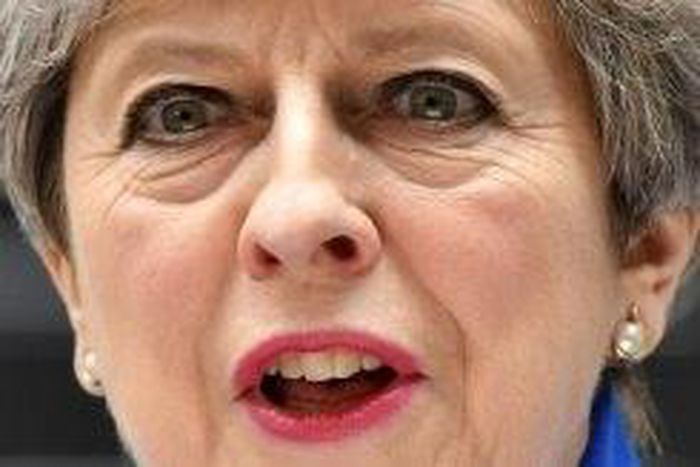 Britain's Prime Minister Theresa May says she will stick to the timetable for starting Brexit negotiations in 10 days