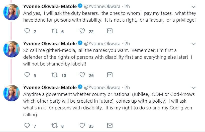 Yvonne Okwara fires back after being shamed for questioning Sonko
