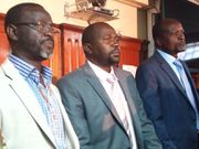 Migori Governor Okoth Obado his co-accused Caspal Obiero and Michael Oyamo