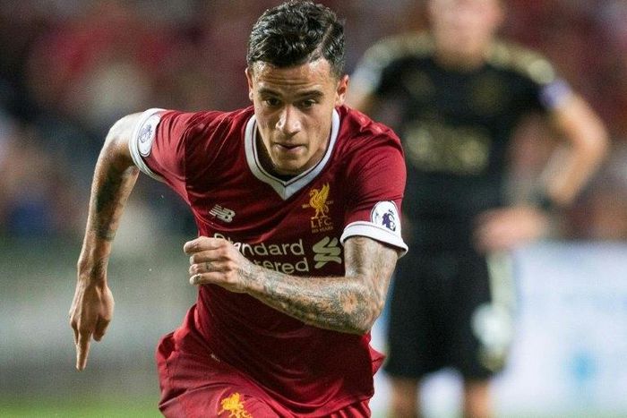 Liverpool's Philippe Coutinho in action against Leicester City during the final of the Asia Trophy tournament in Hong Kong, on July 22, 2017