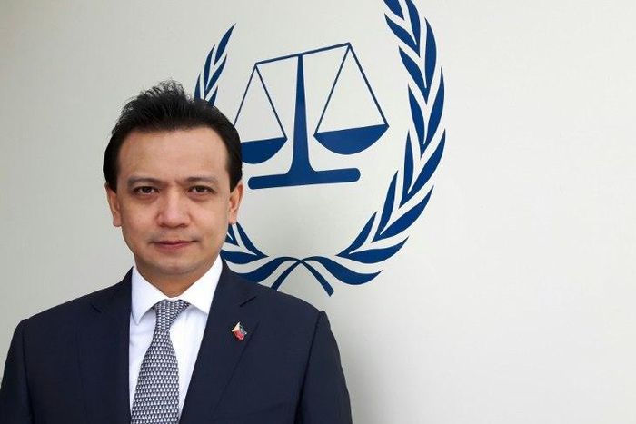 Philippine lawmaker Antonio Trillane, seen in The Hague June 6, 2017, is one of President Rodrigo Duterte's fiercest critics