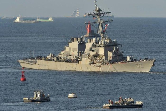 A preliminary investigation has found that the crew of the naval destroyer USS Fitzgerald was at fault for a June 17 collision with a Philippine-flagged vessel that left seven sailors dead