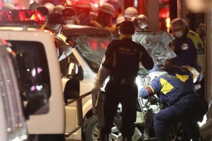 The incident happened as people were celebrating the New Year in Tokyo