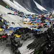 Tens of thousands of Hindus from all over India travel to Kashmir every year to visit a phallus-shaped ice formation in the Amarnath caves that is worshipped as a symbol of Shiva, the Hindu god of destruction