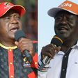 Kenyan opposition leader Raila Odinga (right) is challenging the results of the August 8 election which returned President Uhuru Kenyatta to office