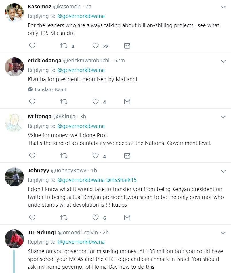 Twitter goes wild after Governor Kibwana revealed cost of this mega hospital project