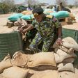 President Uhuru Kenyatta during a past visit to KDF posted in Somalia