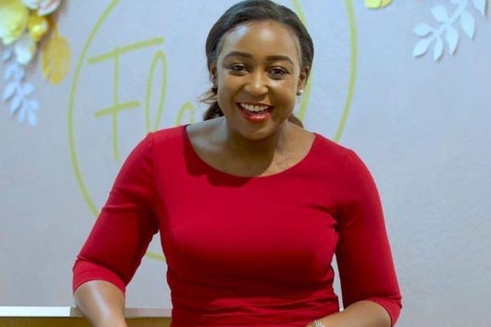 Betty Kyallo. Betty Kyallo spotted at K24 with Mwakideu and Jalang'o
