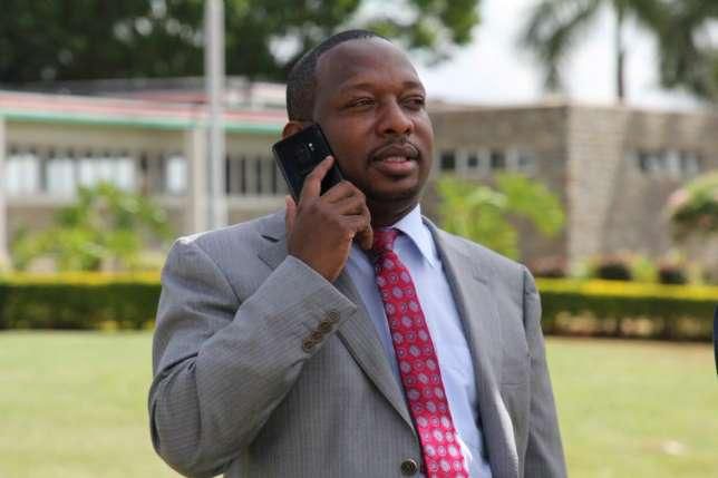 sonko on phone