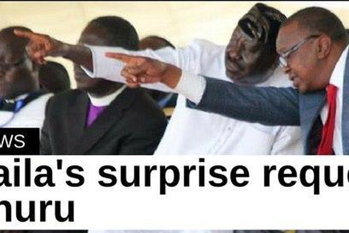 File Image of President Uhuru Kenyatta and Raila Odinga