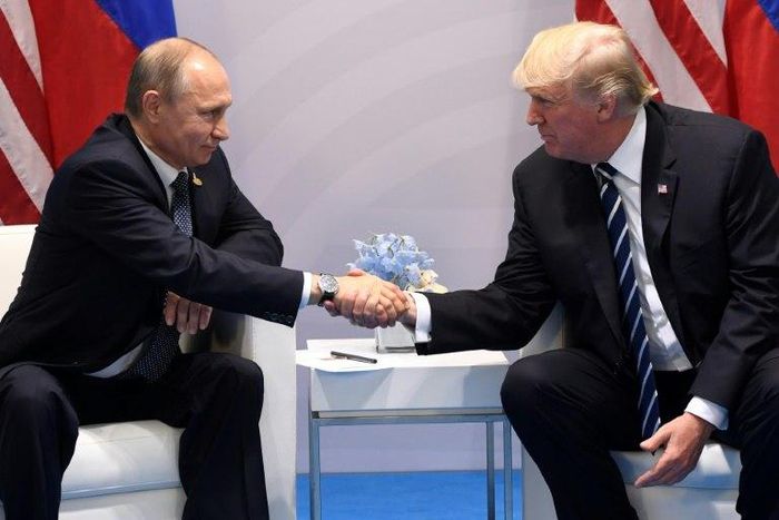 US President Donald Trump met Russian counterpart Vladimir Putin at the G20 summit in Germany this month