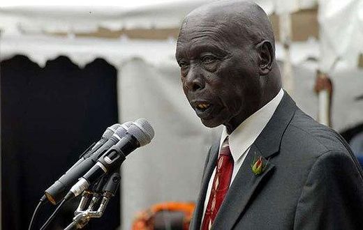 Former President Daniel arap Moi.
