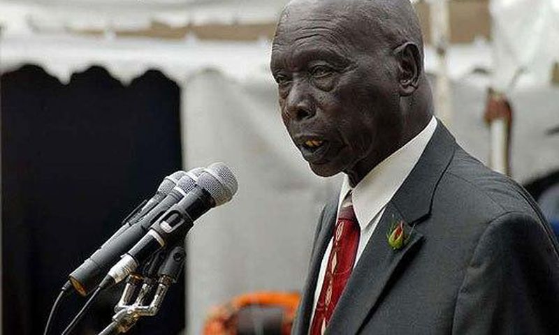 Former President Daniel arap Moi.