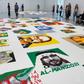 Ai Weiwei used more than 1.2 million Lego bricks assembled by hand to form the 176 portraits of activists on view through January 1 at the Hirshhorn Museum and Sculpture Garden for "Ai Weiwei: Trace at Hirshhorn"