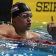 Singapore's Joseph Schooling celebrates after winning the 100m freestyle final at the Southeast Asian Games in Kuala Lumpur, on August 24, 2017