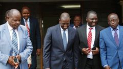 File image of DP William Ruto with a section of Western leaders