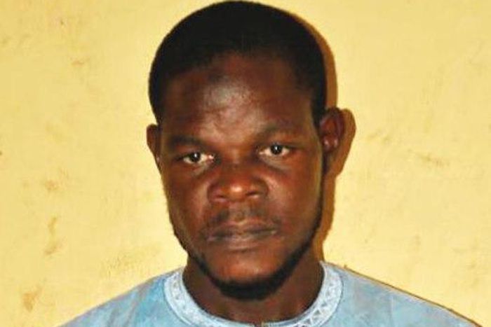 The culprit, Mustapha Abdullahi