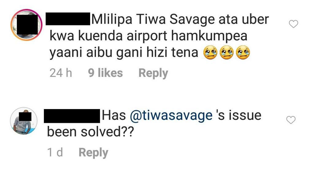 Redsan responds after Tiwa Savage got stranded at a Nairobi Hotel with unpaid bills
