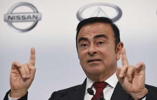 Former Nissan Motors Chairman and CEO Carlos Ghosn in a May 13, 2015 file photo