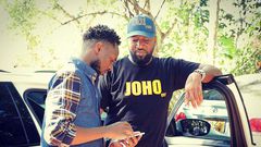 David the Student with Joho. David the Student makes comeback on Churchill Show