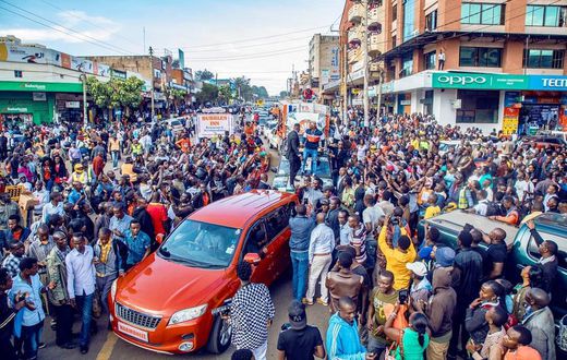 Harmonize reception in Eldoret. Harmonize promoter arrested after the artiste failed to perform in Eldoret