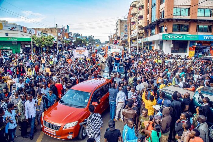 Harmonize reception in Eldoret. Harmonize promoter arrested after the artiste failed to perform in Eldoret