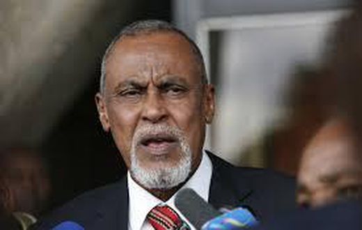 Garissa Senator Yusuf Haji during a past media briefing