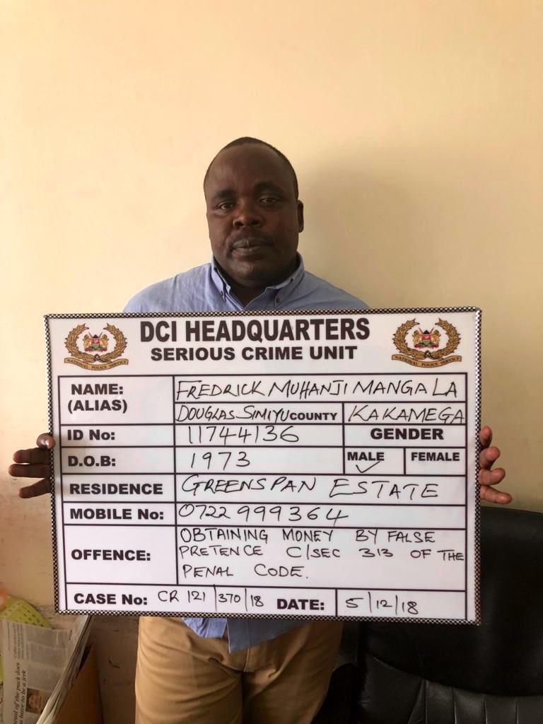 DCI arrest man who conned State House