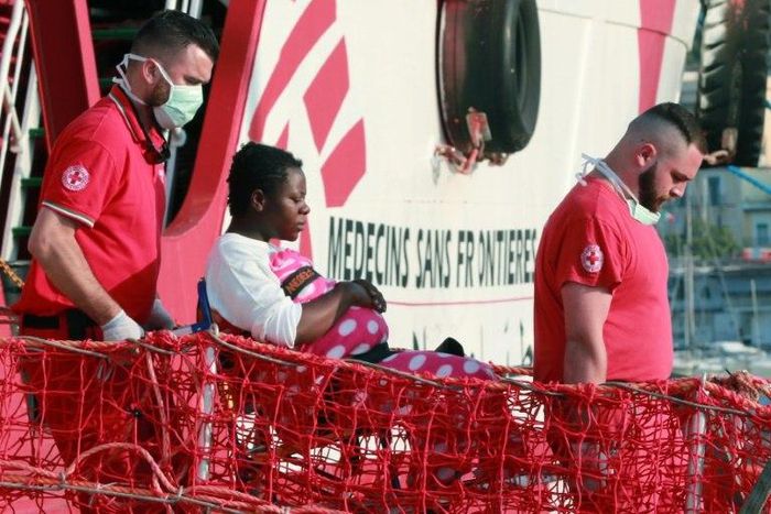 Pregnant women are among those attempting the perilous Mediterranean crossing from Africa to Europe