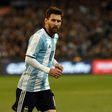 Argentina's Lionel Messi runs during the friendly international football match between Brazil and Argentina at the MCG in Melbourne on June 9, 2017