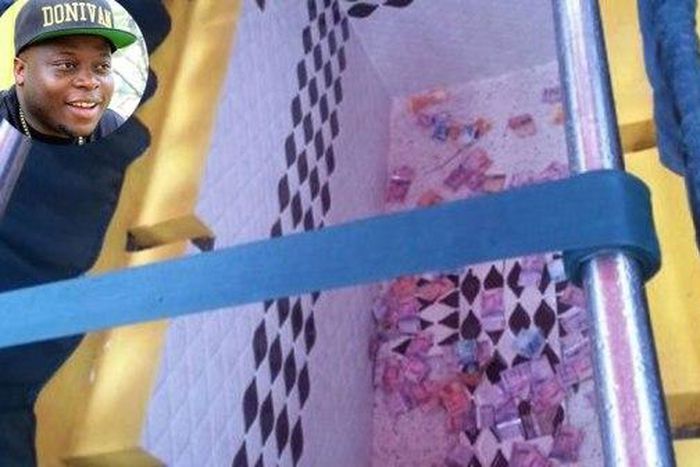 Ivan was buried in money