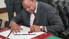 President Kenyatta quickly signs fuel VAT proposal into law