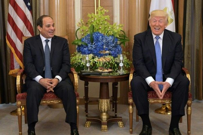 US President Donald Trump's arrival in office initially saw an improvement in relations with Egypt, after Barack Obama had given President Abdel Fattah al-Sisi the cold shoulder over rights issues