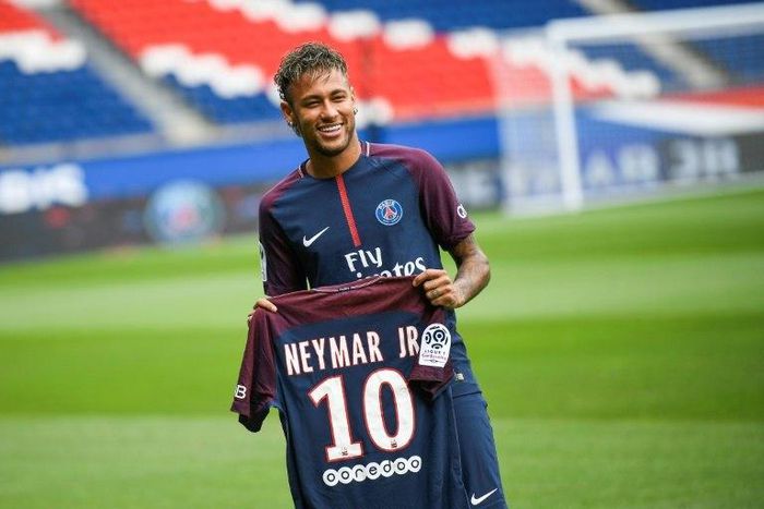 Neymar joined Paris Saint-Germain from Barcelona in a record-breaking move