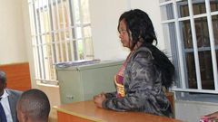 Grace Kanamu Namulo, a suspect in the murder of actor Jamal Gaddafi