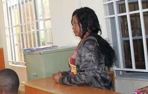 Grace Kanamu Namulo, a suspect in the murder of actor Jamal Gaddafi