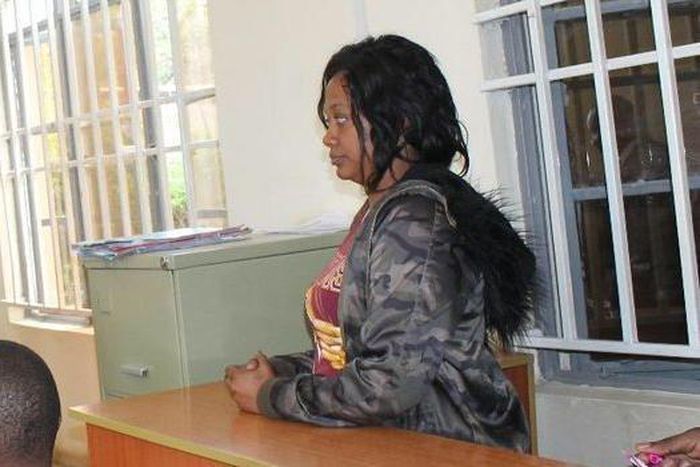 Grace Kanamu Namulo, a suspect in the murder of actor Jamal Gaddafi