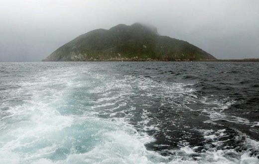 A view of Okinoshima island, which was inscribed at the 41st session of the UNESCO World Heritage Committee held in Poland on July 9