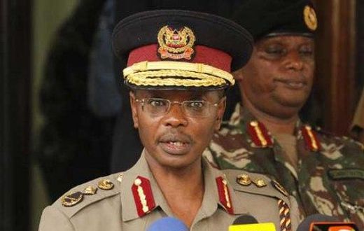 IG Joseph Boinett. He has dismissed claims linking Hessy wa Dandora to th police service.