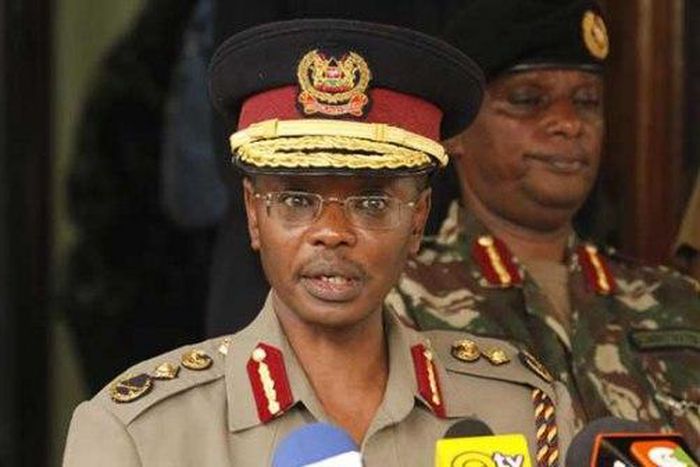 IG Joseph Boinett. He has dismissed claims linking Hessy wa Dandora to th police service.