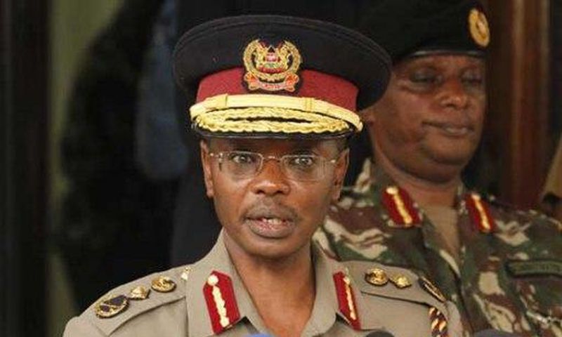 IG Joseph Boinett. He has dismissed claims linking Hessy wa Dandora to th police service.