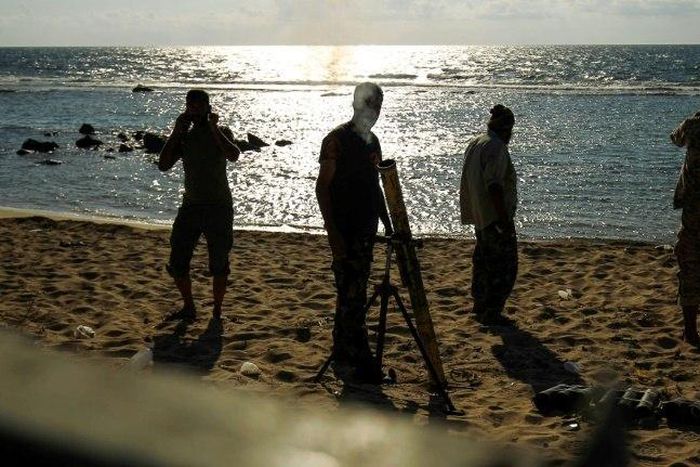 Members of the self-styled Libyan National Army are loyal to military strongman Khalifa Haftar