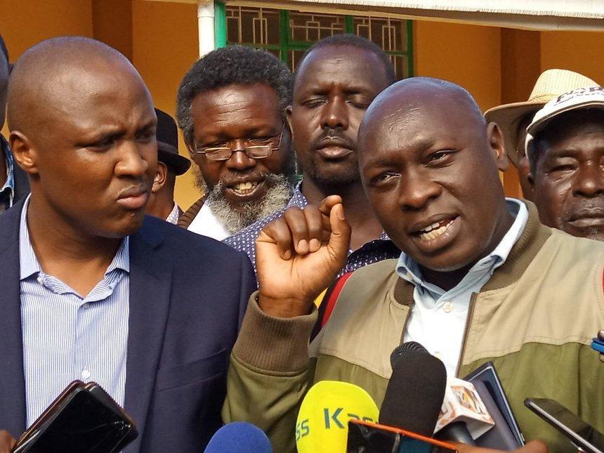 Rebel MPs Joshua Kutuny (Cherenganyi), Alfred Keter (Nandi Hills) and Silas Tiren (Moiben),