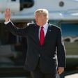 US President Donald Trump waves as he boards Airforce One after the G20 Summit in Hamburg, Germany, likely the stormiest such gathering in years