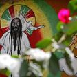A Rastafarian mural in Shashamane, Ethiopia