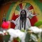 A Rastafarian mural in Shashamane, Ethiopia